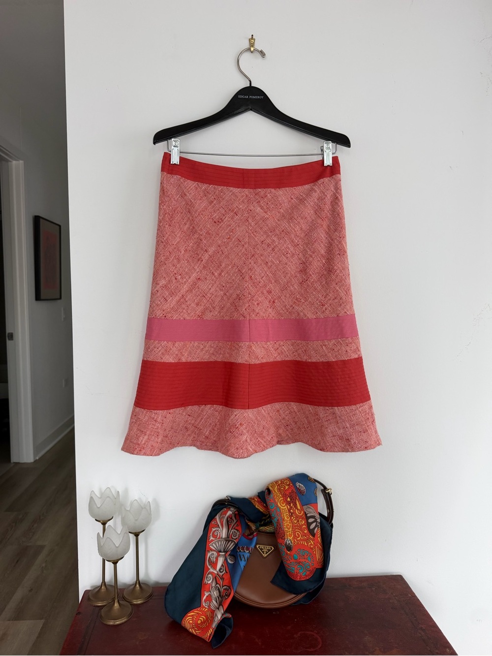 Carolina Herrera 100% Silk Skirt